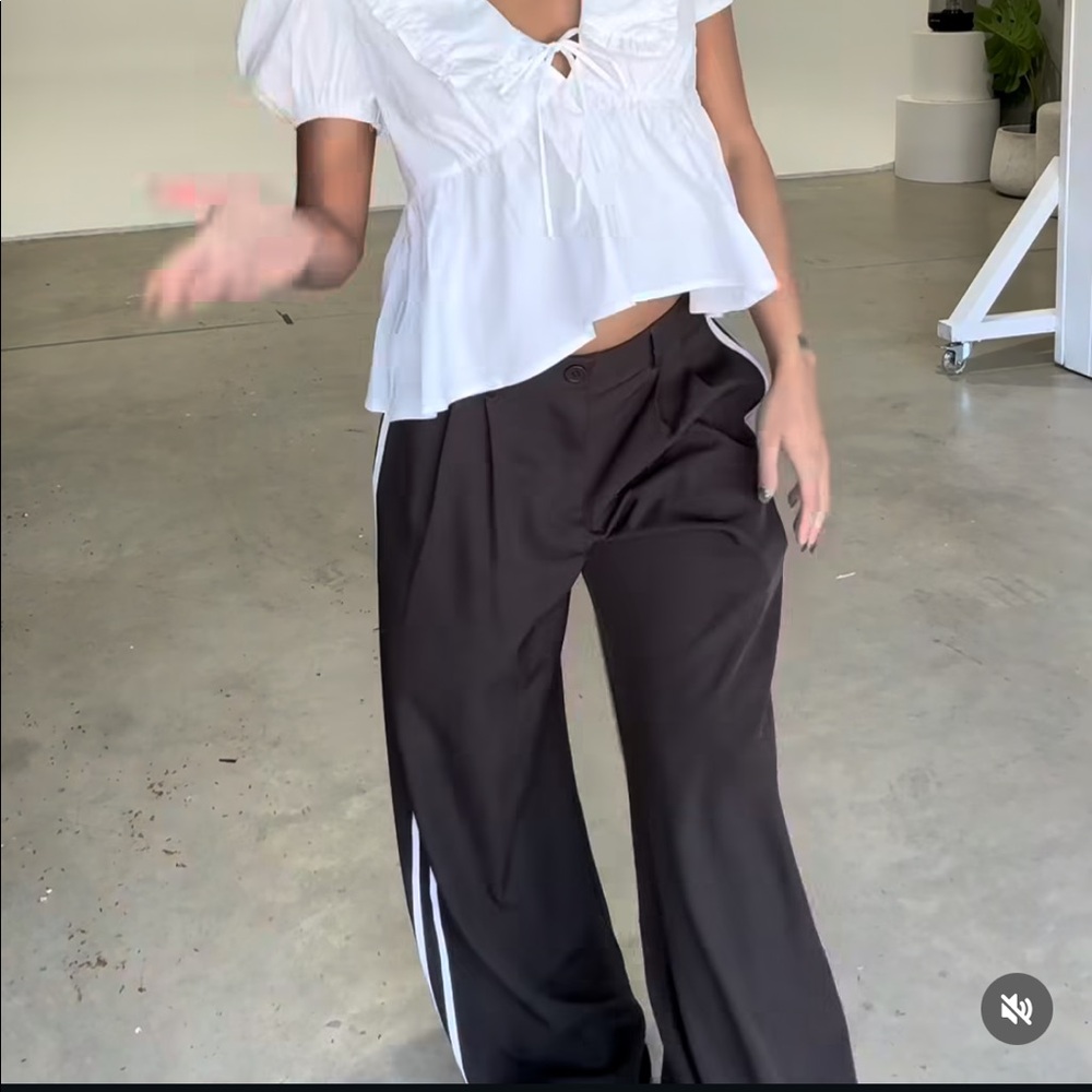 “Rachel” Brown Track Pants/Trousers